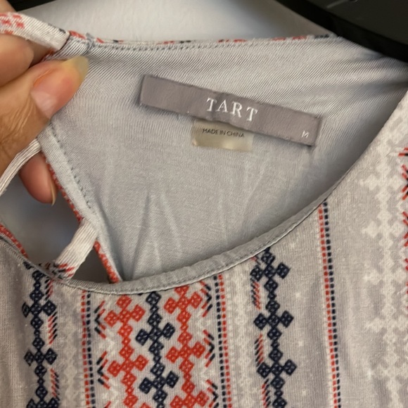 Tart open back print tank sz M - Picture 3 of 3